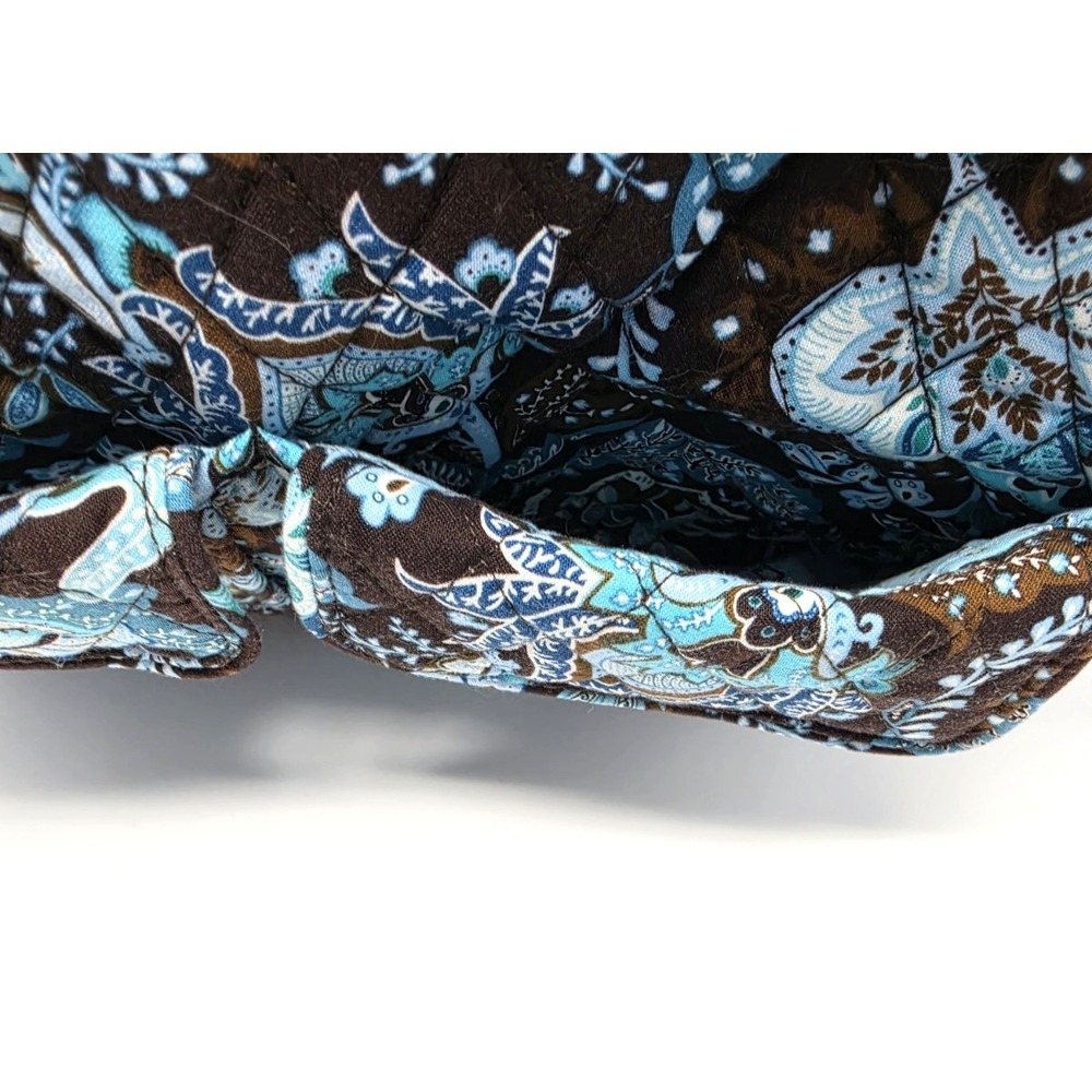 Vera Bradley Bag-Shoulder Laptop/Book-Retired 2007 Java Blue-Used Excellent Cond - Picture 4 of 11